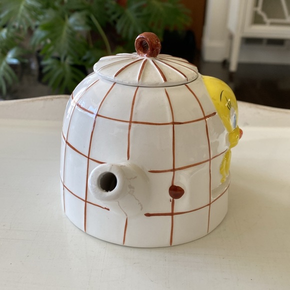 Warner Bros. 90’s Tweety Bird Ceramic Teapot Collectible - Vintage - Picture 4 of 11
